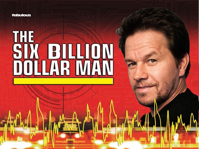 Mark Walhberg readies THE SIX BILLION DOLLAR MAN